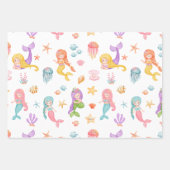 Mermaid Pattern Inpakpapier Vel (Voorkant)
