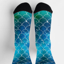 Mermaid Pattern Sokken