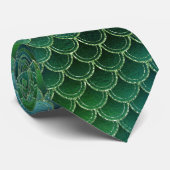 Mermaid Pattern Stropdas (Opgerold)