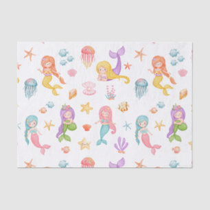 Mermaid Pattern Tissuepapier