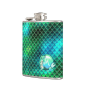 Mermaid Pearls en Scales Monogram Green ID600 Heupfles (Links)