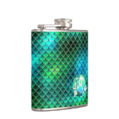 Mermaid Pearls en Scales Monogram Green ID600 Heupfles (Rechts)