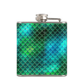 Mermaid Pearls en Scales Monogram Green ID600 Heupfles (Achterkant)