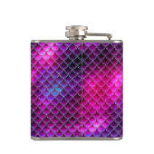 Mermaid Pearls en Scales Monogram Roze ID600 Heupfles (Achterkant)