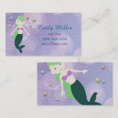 Mermaid Pearls Visitekaartje (Voorkant / Achterkant)