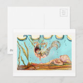 Mermaid Performs Briefkaart (Voorkant / Achterkant)