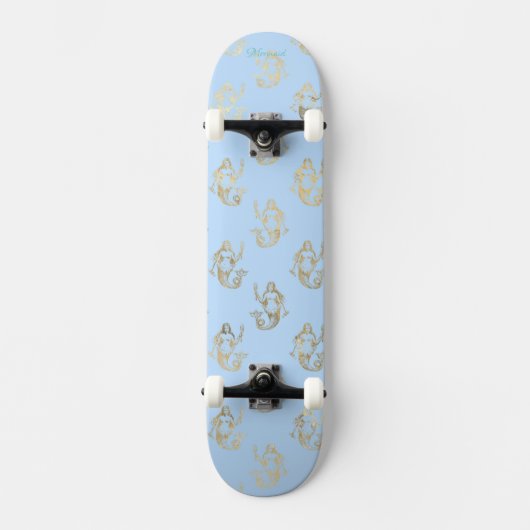 Mermaid Persoonlijk Skateboard (Voorkant)