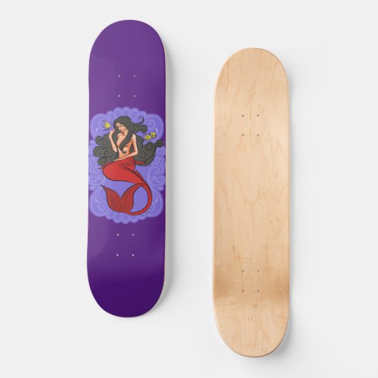 Mermaid Persoonlijk Skateboard (Voorkant)