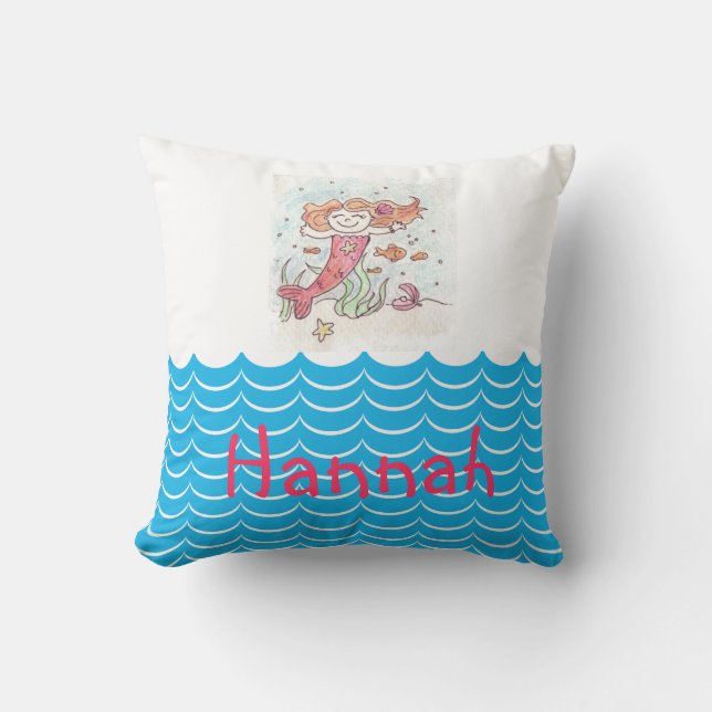 Mermaid Pillow Kussen (Voorkant)