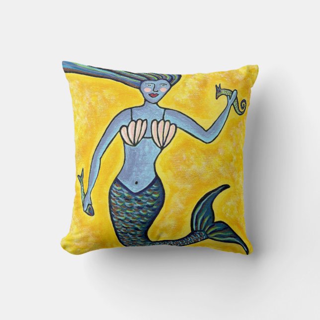 Mermaid Pillow Kussen (Voorkant)
