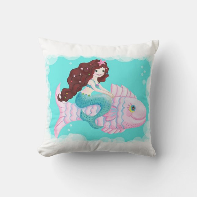 Mermaid pillow kussen (Voorkant)