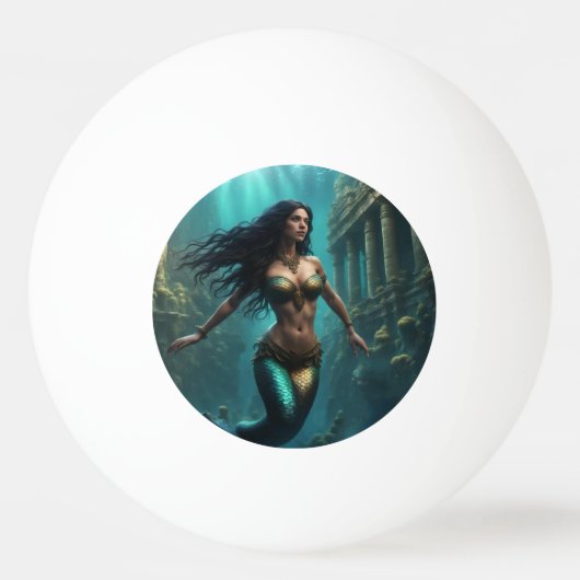 Mermaid Pingpongbal (Voorkant)