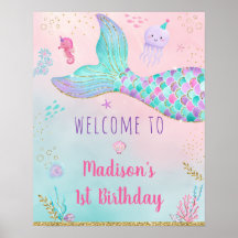 Mermaid Pink Gold onder het Zee van de geboorte We