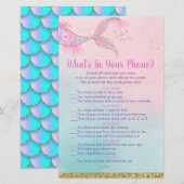 Mermaid Pink Gold wat er in je telefoonschoenen zi (Voorkant / Achterkant)