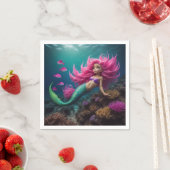 Mermaid Pink Servet (Insitu)