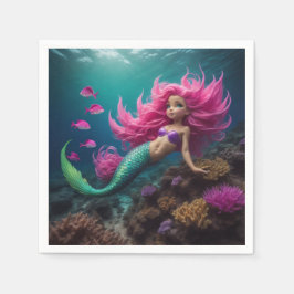 Mermaid Pink Servet
