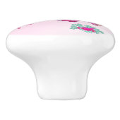 Mermaid Pink Starfish Nursery Decor Keramische Knop (Zijkant)