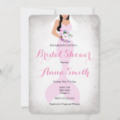 Mermaid Pink  vrijgezellenfeest nodigt roze uit Kaart (Voorkant)