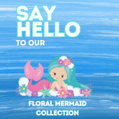 Mermaid Pink Zee vrienden Sticker