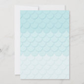 Mermaid Pirate Invitation Boy Girl Invitation Kaart (Achterkant)