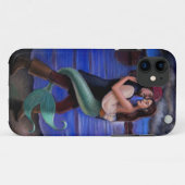 Mermaid & Pirate Love Fantasy Art iPhone 5 Hoesje (Achterkant (horizontaal))