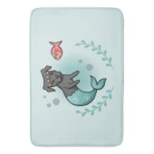 Mermaid Pit Bull Badmat (Voorkant Verticaal)