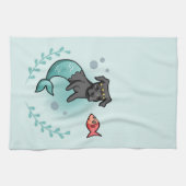 Mermaid Pit Bull Theedoek (Horizontaal)