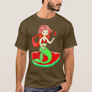 Mermaid Pixie Watermelon 3 T-shirt