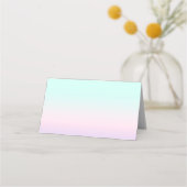 Mermaid Place Card Mermaid Tafelnummer Roze Goud Plaatskaartje (Achterkant)