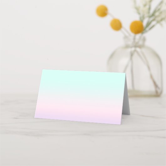 Mermaid Place Card Mermaid Tafelnummer Roze Goud Plaatskaartje (Achterkant)