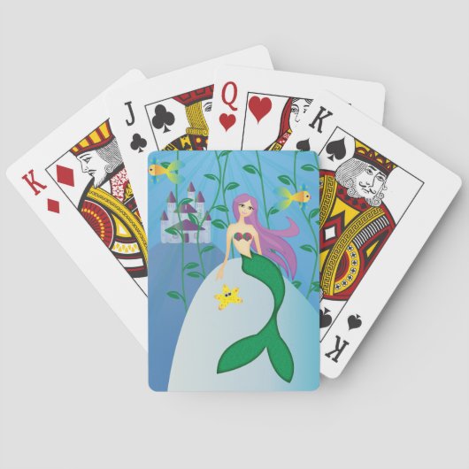 Mermaid Pokerkaarten (Achterkant)