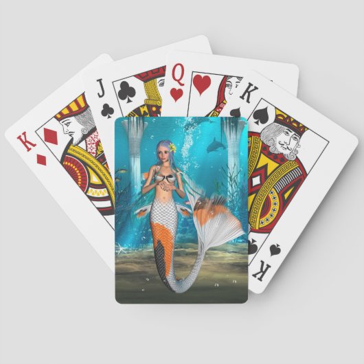 Mermaid Pokerkaarten (Achterkant)