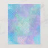 Mermaid Pool Birthday Party Budget Rainbow (Achterkant)