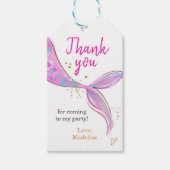 Mermaid Pool Party Hartelijk dank voor Labels met  Cadeaulabel (Voorkant)