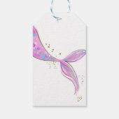 Mermaid Pool Party Hartelijk dank voor Labels met  Cadeaulabel (Achterkant)