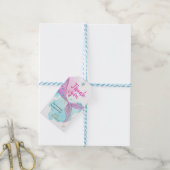 Mermaid Pool Party Hartelijk dank voor Labels met  Cadeaulabel (Met Touw)