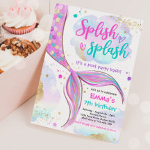 Mermaid Pool Party Pink Mermaid under Zee