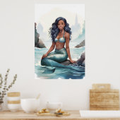 Mermaid Poster (Keuken)