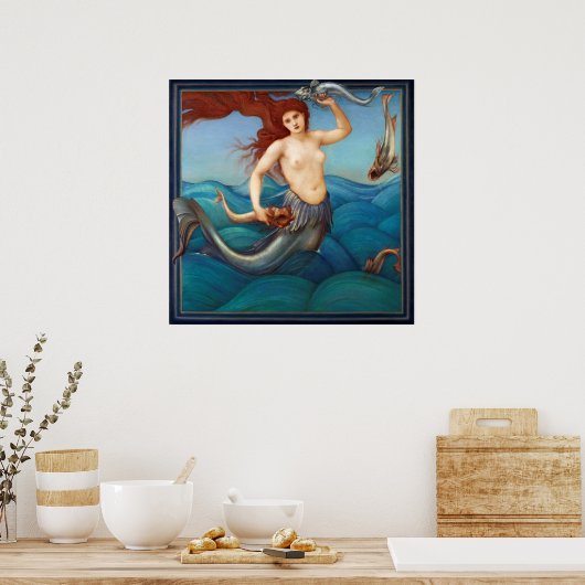 Mermaid Poster (Keuken)
