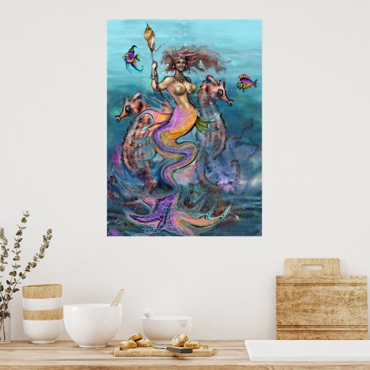 Mermaid Poster (Keuken)