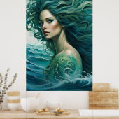 Mermaid Poster (Keuken)