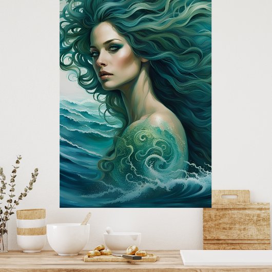 Mermaid Poster (Keuken)