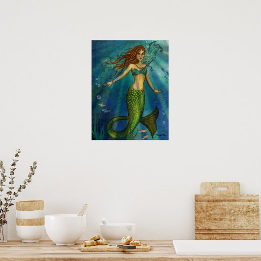 Mermaid Poster (Keuken)