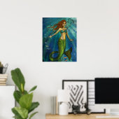 Mermaid Poster (Thuiskantoor)