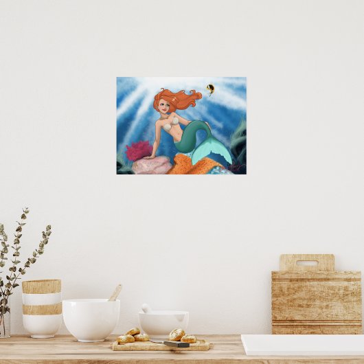Mermaid Poster (Keuken)