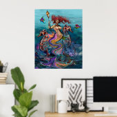 Mermaid Poster (Thuiskantoor)