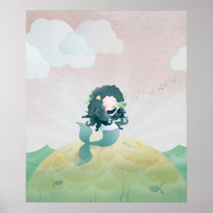 Mermaid - poster afdrukken