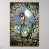 Mermaid Poster Print door Molly Harrison (Voorkant)