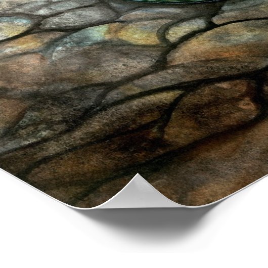 Mermaid Poster Print door Molly Harrison (Hoek)