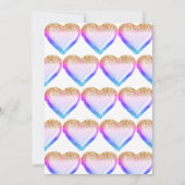 Mermaid Princess Balloon 1e verjaardag Kaart (Achterkant)